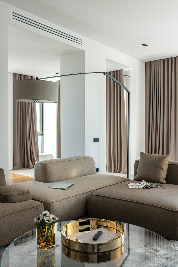 Minimalist Interior Designed by ZOOI for a Young Family