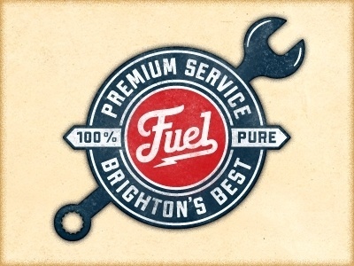 Dribbble - Fuel Ps Cut by Richie Stewart #coffee #logo #stamp