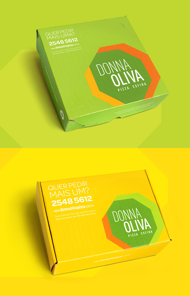 #pizzeria #packaging #package #pack #green #brazil #megalo #brand #identity #vusal identity #logo