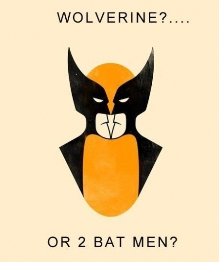 06a3c7ef-5882-4dc0-a986-1a44d2fc7204.jpg 456×545 pixels #illusion #illustration #wolverine #batman