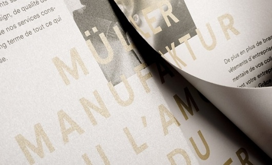 DEUTSCHE & JAPANER - Creative Studio - müller manufaktur #print #design #graphic #publication