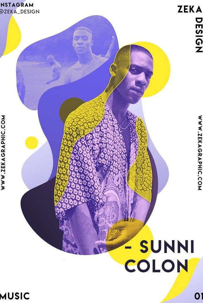 Sunni Colon Poster Design From Music