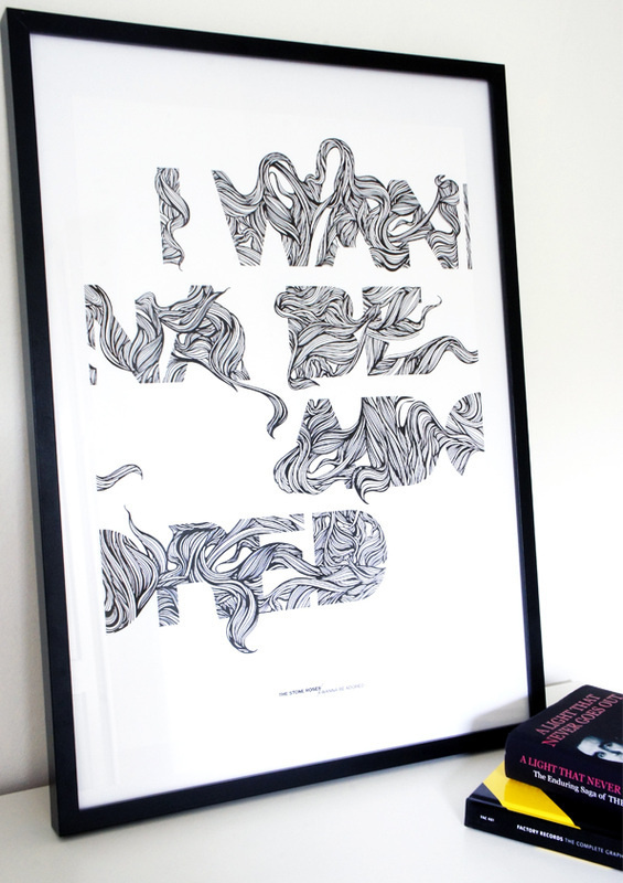 I Wanna Be Adored - gregcoulton.com #type #illustration #pen