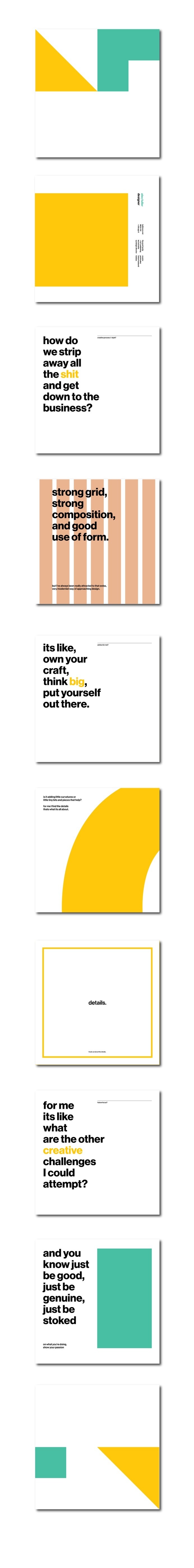 Designed by Logan Emser #swiss #shapes #brand #type #typography