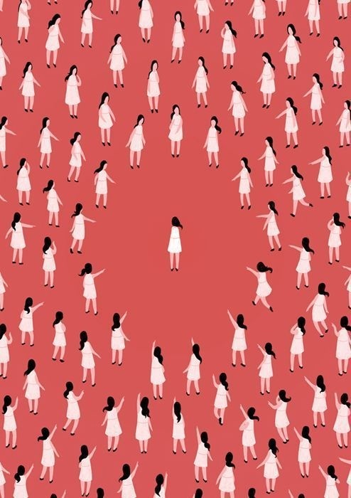 . #illustration #exclusion #ostracism #judgement