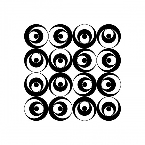 minimalvision 11 – They see you #cirlce #grid #minimal #geometric