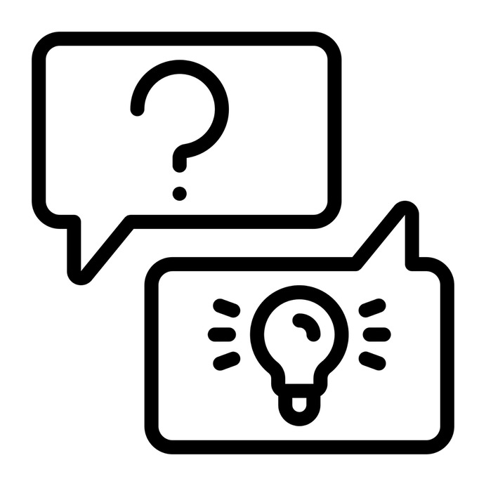 See more icon inspiration related to question, talk, support, chat, conversation, text, ui, commerce and shopping, communications, speech bubble, message and communication on Flaticon.