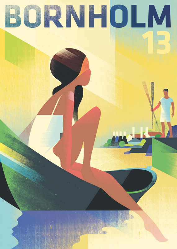Mads BERG tiphaine illustration #human #illustration #vintage #add #character #female