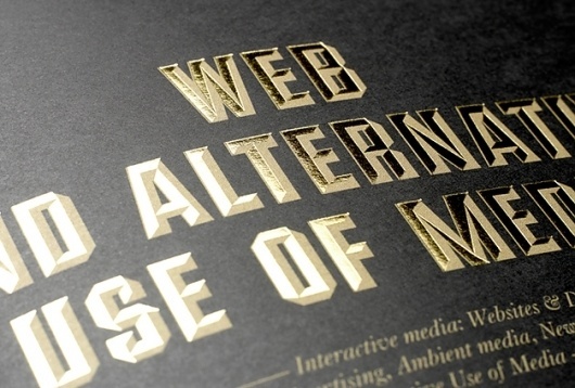 ADCE – In Gold We Trust | Conor Cronin #gold #black #typography