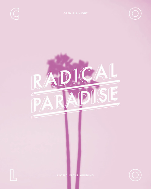 Radical Paradise #palm #tree #paradise #radical #beach #cool