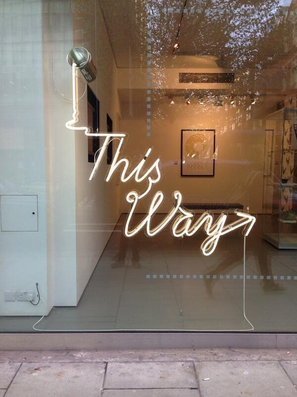 Lovely neon sign @ualartseen head office. Designed by @Alphabetical #signage #neon #typography