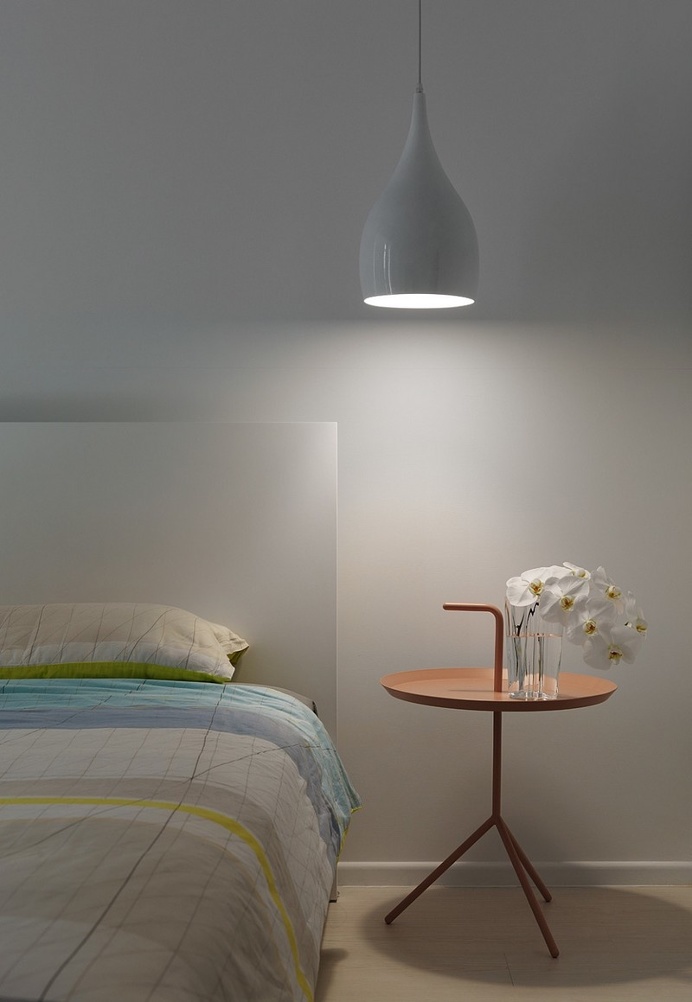 Minimalist White Apartment – Tsai Residence by Tai & Architectural Design