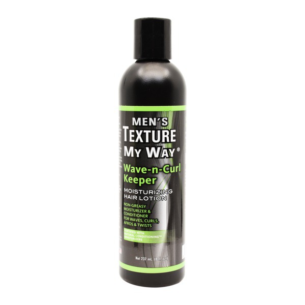 Texture My Way Men's Wave-n-curl Keeper Moisturizing Hair Lotion