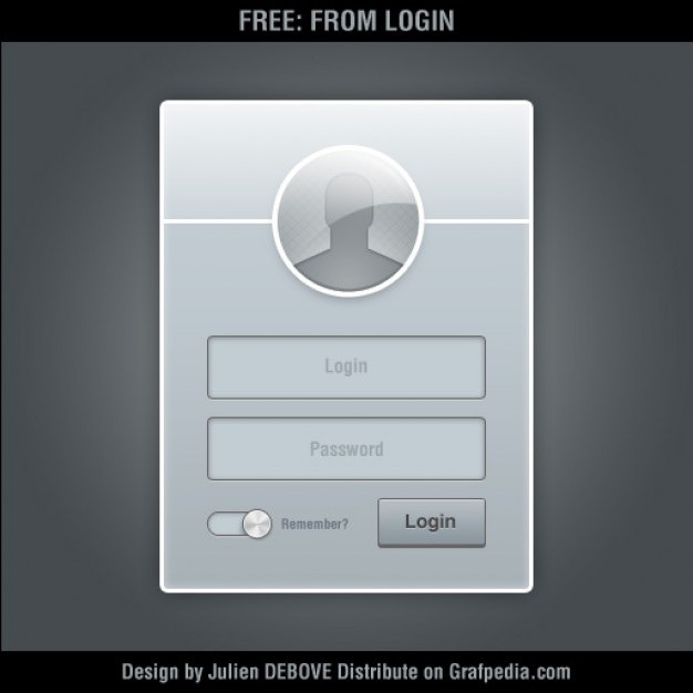 Gray login form psd Free Psd. See more inspiration related to Design, Box, Window, User, Gray, Form, Psd, Login, Simple, Material, Interface, Registration, Password, User interface, Interface design, Concise and Landed on Freepik.