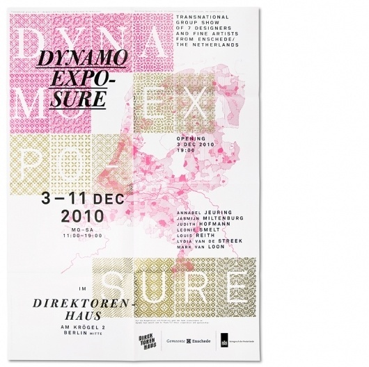 Dynamo Expo : Studio Laucke Siebein #compostition #type #poster