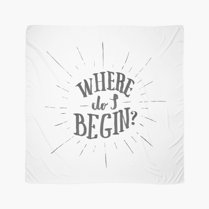 Where do I begin - Scarf by Koning