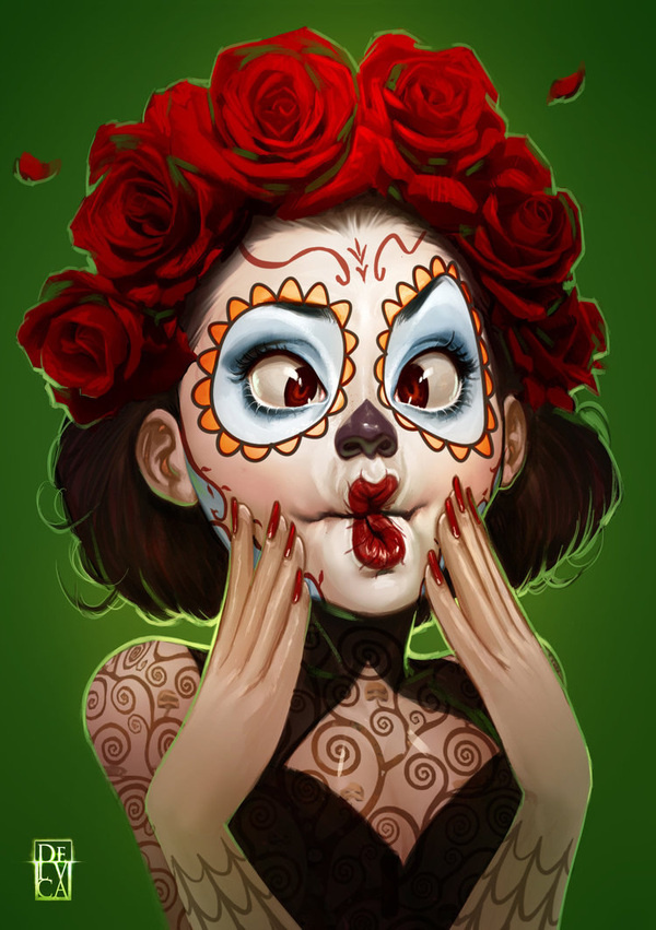 Beautiful Redhead Girls Ilustrations #redhead