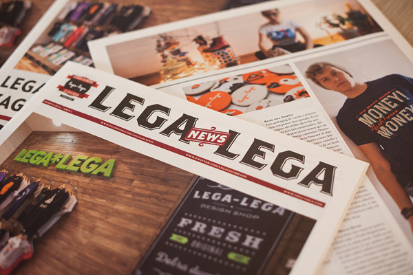 lega-lega Newspapers #legalega #leo #croatia #lega #design #osijek #leovinkovic #brand #vinkovic #newspapers #editorial #typography