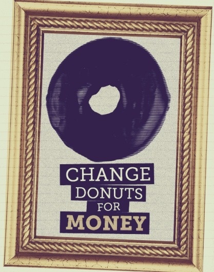 CHANGE DONUTS FOR on the Behance Network #creative #donuts #print #digital #photography #art