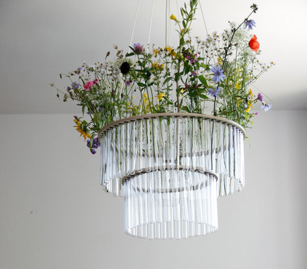 Test Tube Chandeliers by Pani Jurek #chandelier #candelabrum
