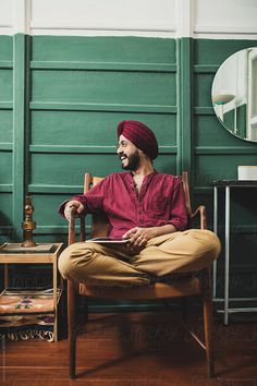 Portrait of Man At Home