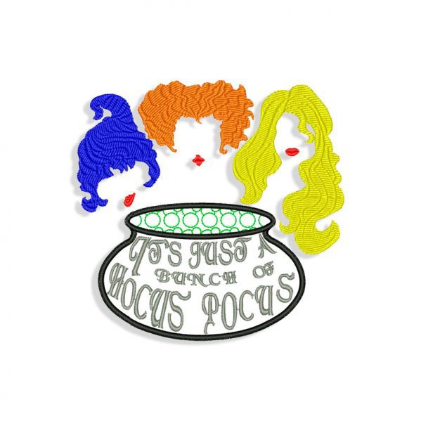 Hocus Pocus Embroidery design