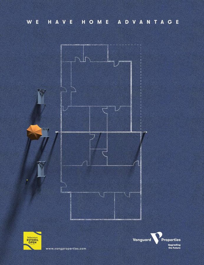 Vanguard Properties Print Advert By By Interactive Brands Agency: We Have Home Advantage