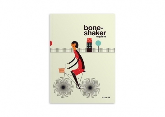 Boneshaker - Issue 3 (Cycling) | Magazines | Vetted #cover #illustration #magazine