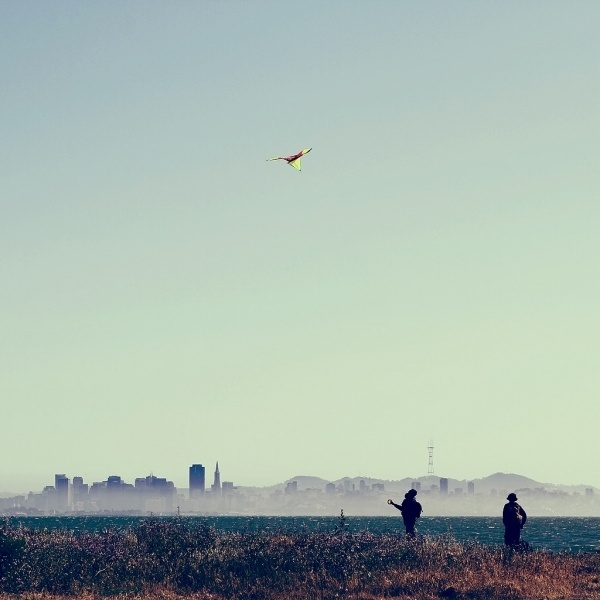 All sizes | Flying Kite in San Francisco | Flickr - Photo Sharing! #san #4x4 #photography #francisco #green