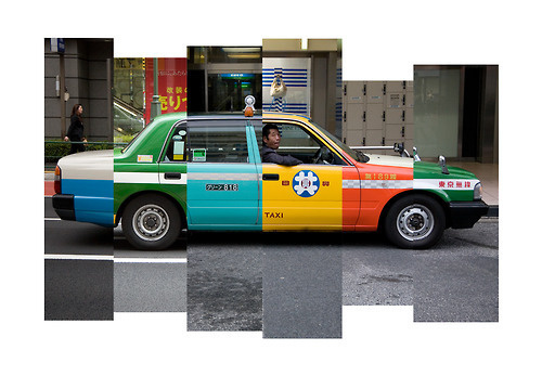 Arnaud Wacker #tokyo #taxi #street