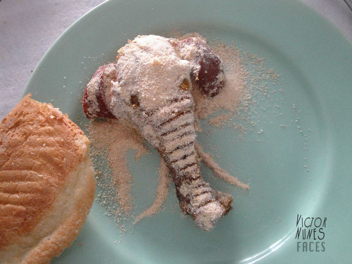 food art #inspirational #artist #food #elephant #art #object #face