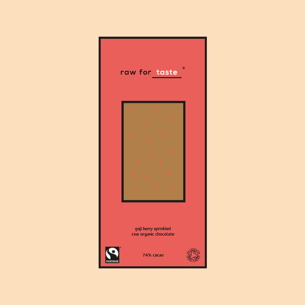 raw for taste #branding #color #chocolate #minimal #colour