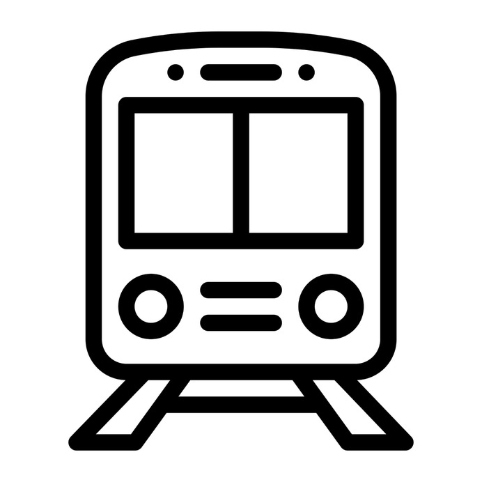 See more icon inspiration related to train, travel, transport, street, transportation, architecture and city, logistics delivery, rails and travelling on Flaticon.