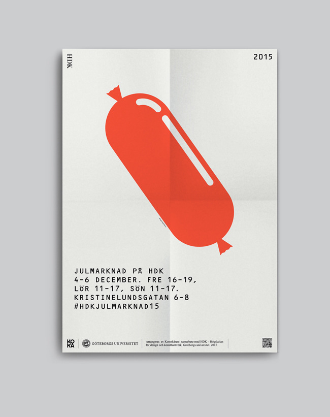 #Poster #Typography #Layout #Graphicdesign #Design #Sausage - Christine Jansson