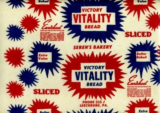 US Bread Wrappers of the 40s and 50s | HOW TO BE A RETRONAUT #packaging