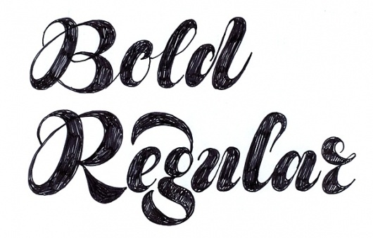 Daily Type #lettering #white #ink #black #pen #and #hand #typography