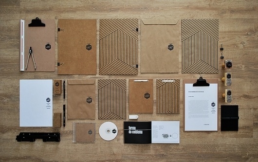 Identidade Visual para o Estúdio Vii on the Behance Network #recycled #identity
