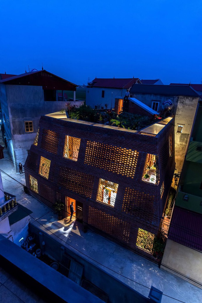Brick Cave House by Vietnamese Studio H&P Architects