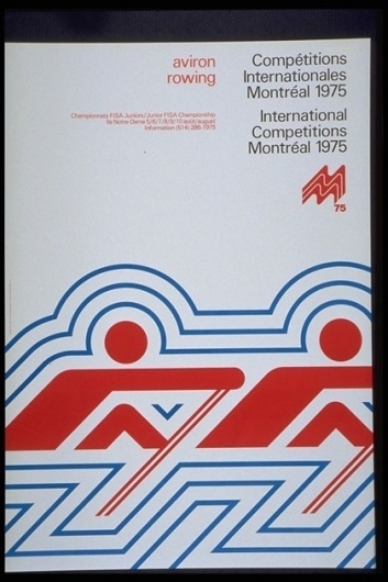 The CANADIAN DESIGN RESOURCE » Test Event Posters #print #design #poster #olympics #montral 1976 #test events
