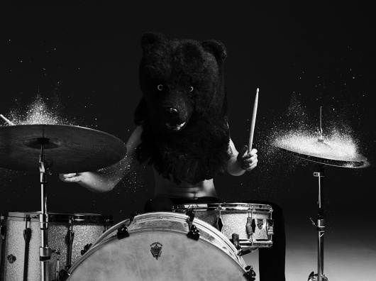 HEDI SLIMANE DIARY #bear #drums