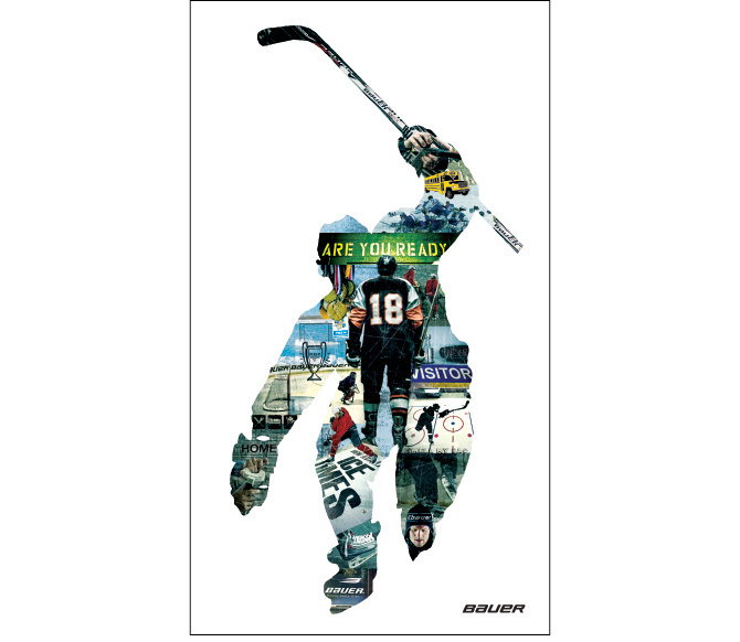 Nike Bauer - Harsky #hockey #poster