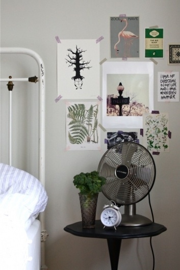 Ellmania #interior #design #bed #fan #decoration
