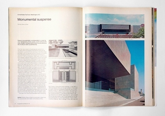 Progressive Architecture Magazine, 1976 | Gridness #grid #print #design #book