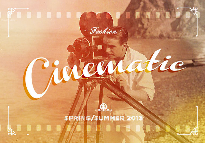 Consumer Industry Trend: Cinematic #1940s #branding #sepia #cinema #vintage #film #logo