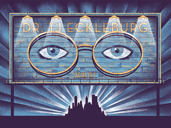 The Oculist #gatsby #illustration #vintage #poster #art