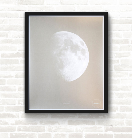 #Moon & Back—#Silver Screen Print#poster #screenprint #art #studiojanuary