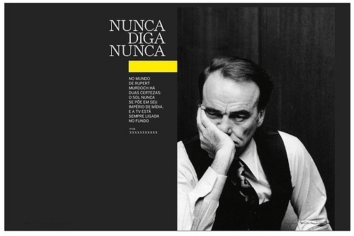 Murdoch | Flickr - Photo Sharing! #thick #rule #spread #portrait #man #magazine