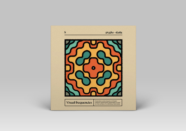 Visual frequencies on Behance #visual #heymikel #frequencies #chladni #illustration #patterns