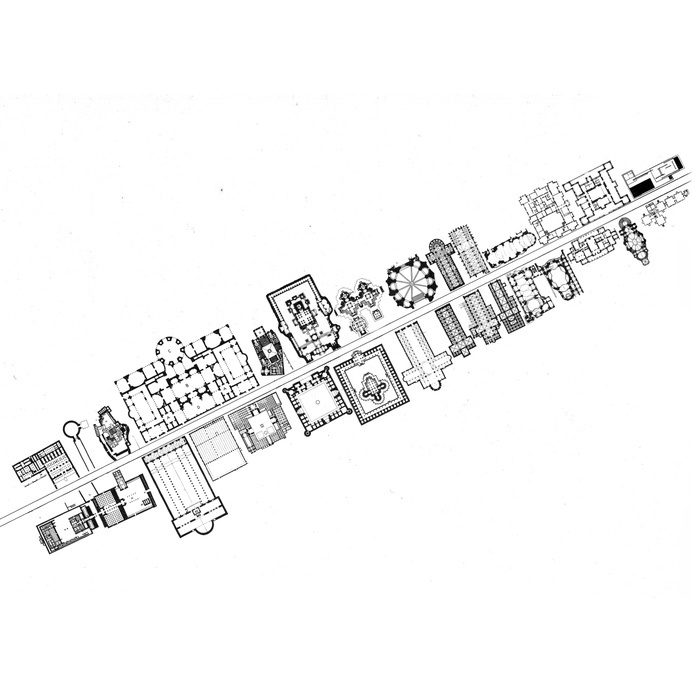 HANS DIETER SCHAAL BOULEVARD OF THE HISTORY OF ARCHITECTURE, 1970s #urban #concept