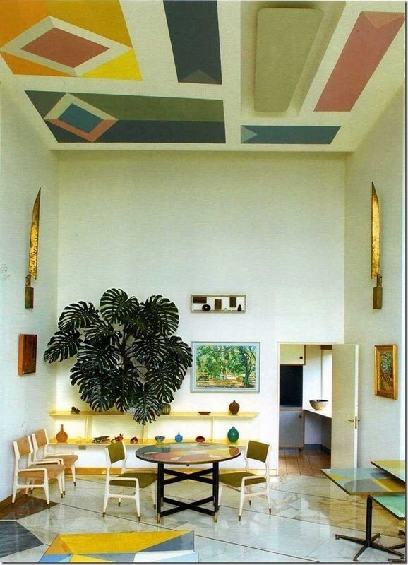 tumblr_n0ukjyr5ov1qzybo6o1_1280.jpg (578×800) #colour #room #geometric #modern